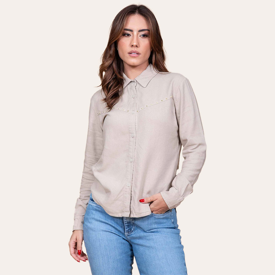 Camisa Feminina TXC Brand Slim Custom 12274L — foto 1